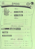 1990-04-27 Speisekarte Konzert der Gendarmeriemusik OÖ