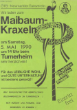 1990-05-05 Einladung Maibaumkraxeln