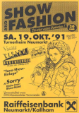 1991-10-19 Einladung Show and Fashion