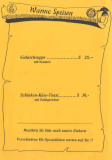 1992-06-13 Speisekarte Wunschkonzert Spielmannszug