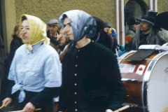 2002-02-12 Spielmannszug am Faschingsumzug Schwanenstadt