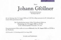 2004-08-19 Begräbnis Johann Gföllner jun.