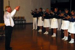 2004-10-02 Der Spielmannszug gratuliert