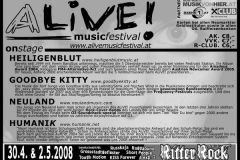2008-02-23 Alive! Musikfestival im Turnerheim