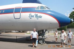 2009-08-18 Flugzeug von Elvis Presley - benannt nach seiner Tochter Lisa Marie