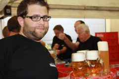 2009-09-11 Rainer mit vollem Elan dabei!