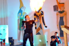 2009-10-10 Eismänner aus Freistadt bei ihrer Überraschungsshow