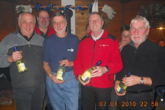 2010-01-07 Rang 2 Montagriege mit Prosecco als Gewinn