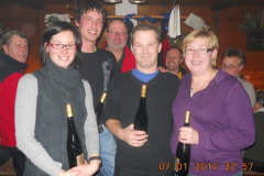 2010-01-07 Rang 3 Griaßdi mit Weißwein als Gewinn
