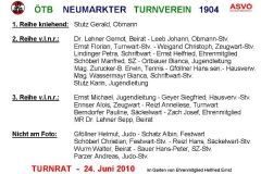 2010-06-24 Turnrat im Garten von Ehrenmitglied Helfried Ernst