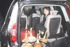 2011-02-03 Heimtransport der Stöcke.....