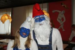 2011-02-05 Zwei Schlümpfe: Petra und Hans-Jürgen