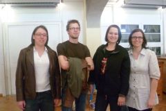 2011-04-02 Ein Teil der Neumarkter Kampfrichter: Bianca, Florian, Karin und Doris