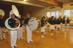 2011-06-18 Aufstellung zwecks Wetter in der Turnerheimhalle