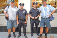 2011-08-25 Polizeistreife für die NY Börse