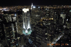 2011-08-25 Manhattan bei Nacht vom Rockefeller Center Top of the Rock