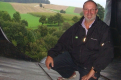 2011-09-08 Obmann Stutz mit Blick nach Norden