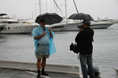 2011-10-15 Einsatz sogar im Regen in Marbella