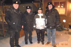2012-02-06 Moarschaft Leningrad Cowboys - heuer nicht im Teich gelandet