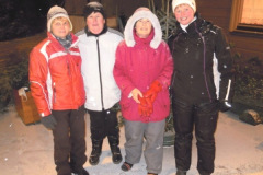 2012-02-06 Moarschaft Kallhamer Damenriege - heuer mit einer Moarschaft vertreten