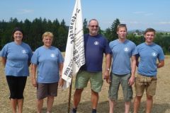 2012-08-13 Obmann mit seinen vier Turnwarten