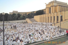 2013-06-13 White Picknick mit 3000 Teilnehmer vor dem Nationaltheater