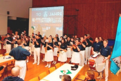 2014-03-21 Eröffnung durch den Spielmannszug