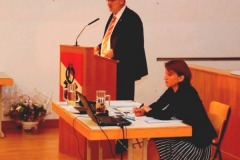 2014-03-21 Obmann und Schriftwart führen durch den Abend