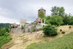 2014-05-29 Erster Blick auf die Burg Deutschlandsberg