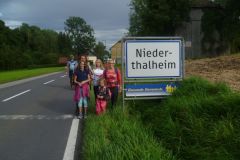 2014-08-12 Die 1. Etappe ist geschafft - und es ist trocken