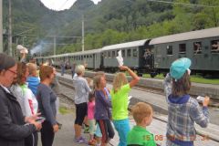 2014-08-12 Der Kaiserzug ist unterwegs zum Kaiserfest