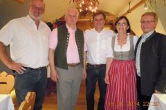 2014-08-12 Einkehr beim Goldenen Ochsen mit Gemeindeabordnung