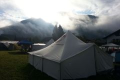 2014-08-12 Um 7:15 geht der Nebel langsam auf