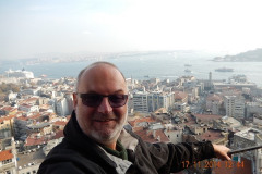 2014-11-14 Blick vom Galataturm auf Bosporus und Goldenes Horn
