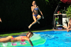 2017-08-14 Badespaß für die Kinder bei Schio daheim