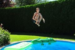 2017-08-14 Badespaß für die Kinder bei Schio daheim