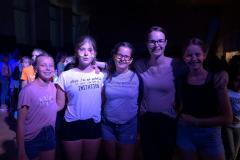 2019-07-11 Jugenddisco - Elena, Esther, Vivian, Emma und Sophie