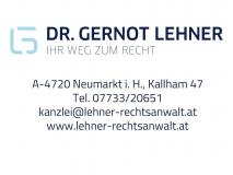 Gold - Dr. Gernot Lehner, Rechtsanwalt