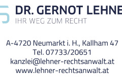 RA Dr. Gernot Lehner