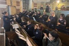 2025-11-08 Musikalische Umrahmung vom Spielmannszug
