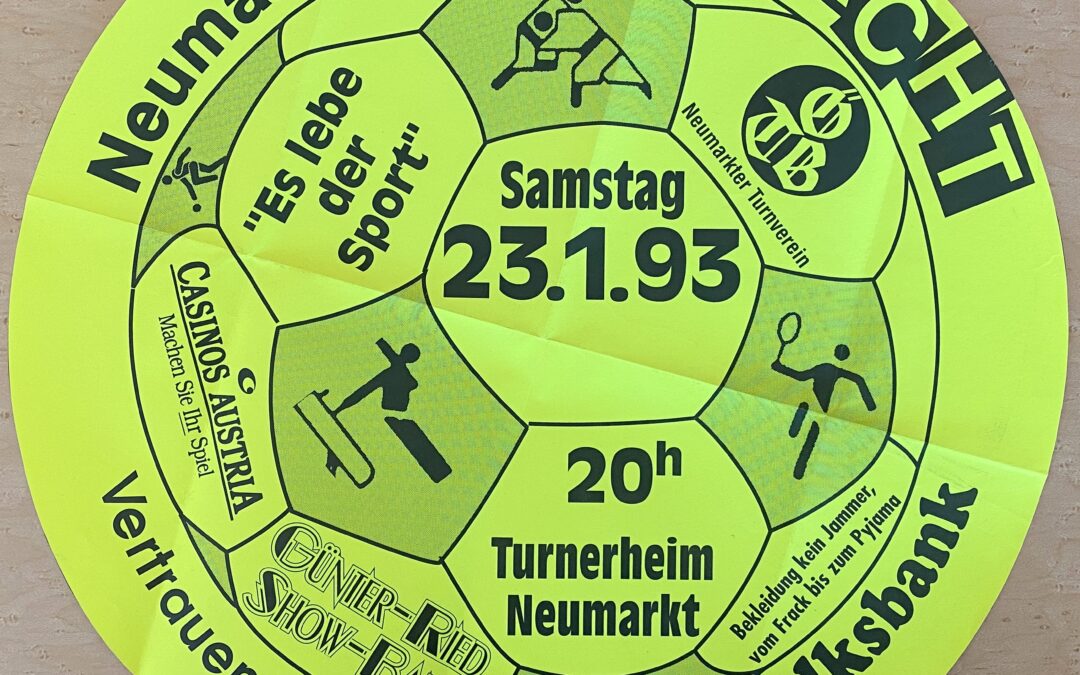 5. Neumarkter Ballnacht – Es lebe der Sport
