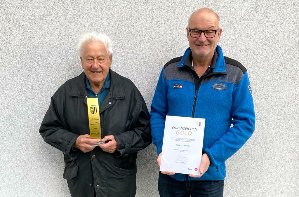 Landessport-Ehrenzeichen in Gold für Hans Gföllner