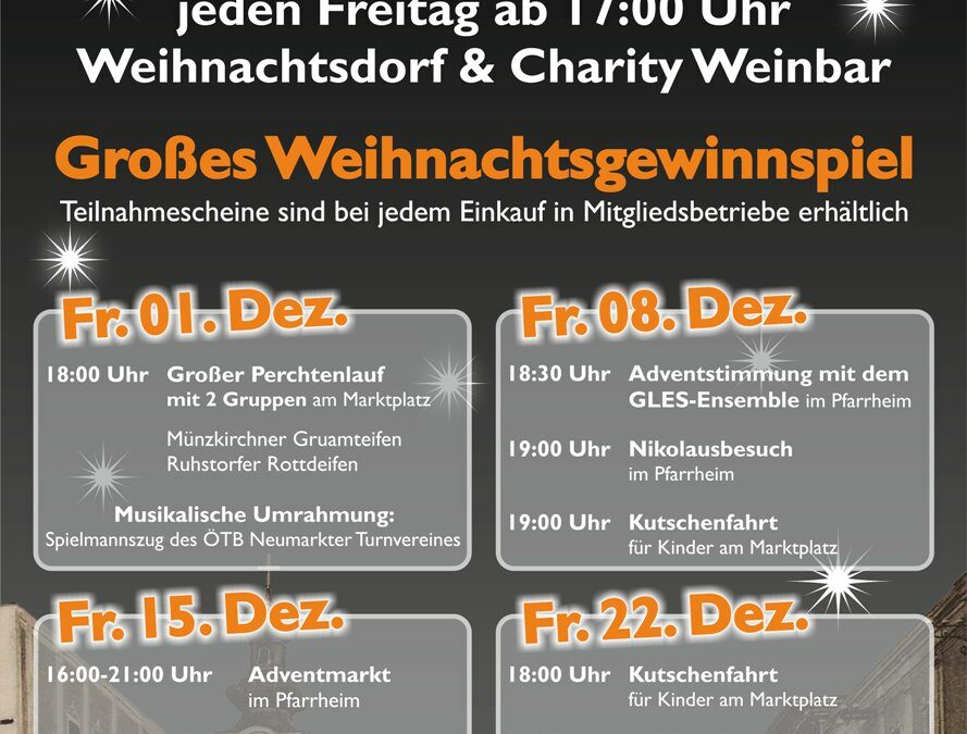 Punschstand beim Adventmarkt