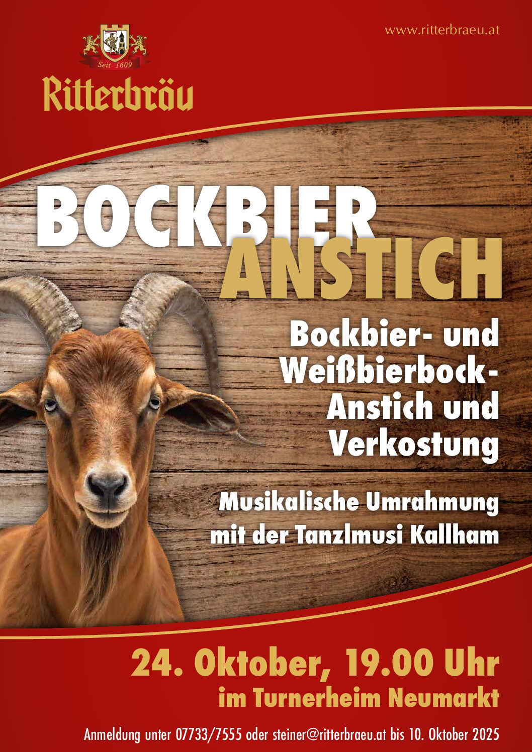 Bockbieranstich Ritterbräu